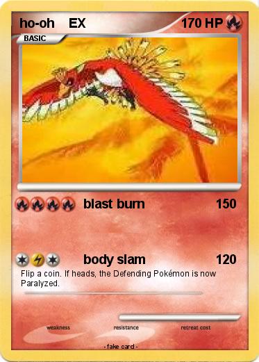 Pokemon ho-oh    EX