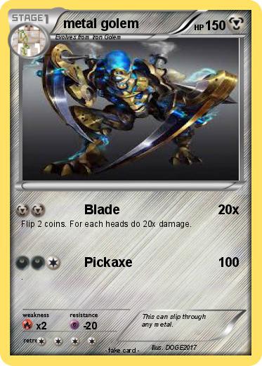 Pokemon metal golem