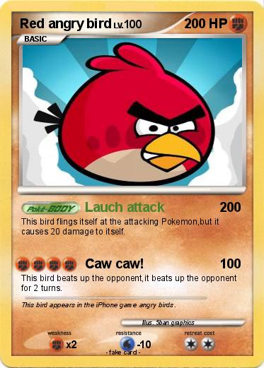 Pokemon Red angry bird