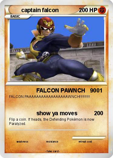 Pokemon captain falcon