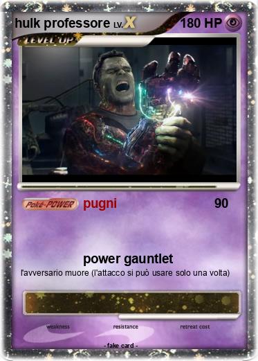 Pokemon hulk professore