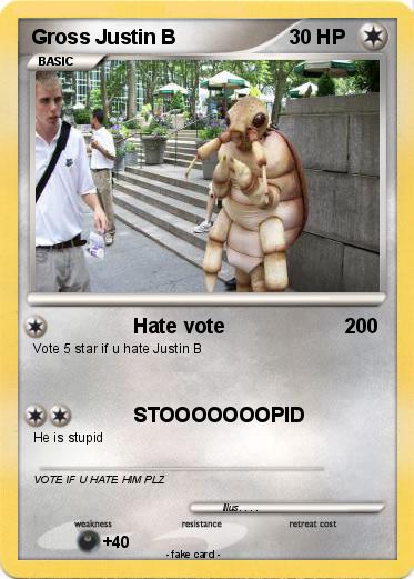 Pokemon Gross Justin B