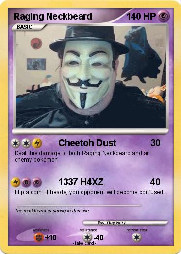 Pokemon Raging Neckbeard