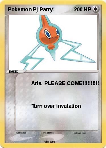 Pokemon Pokemon Pj Party!