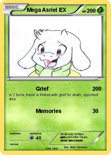 Pokemon Mega Asriel EX