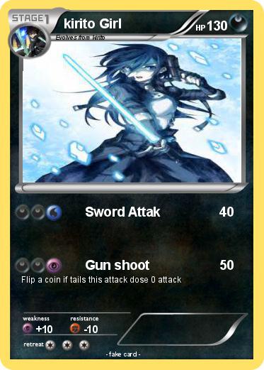 Pokemon kirito Girl