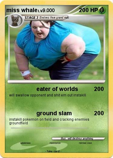 Pokemon miss whale