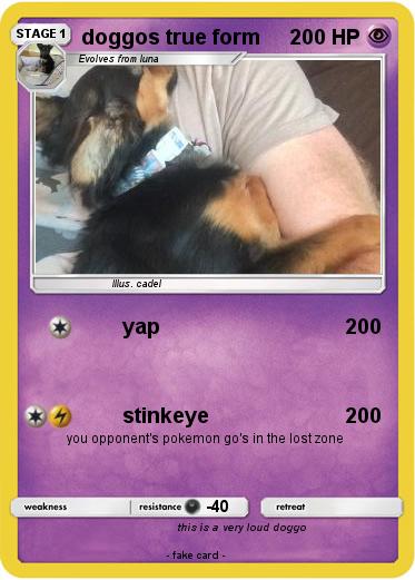 Pokemon doggos true form