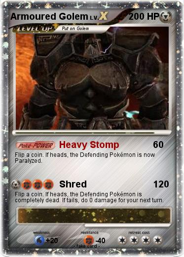 Pokemon Armoured Golem