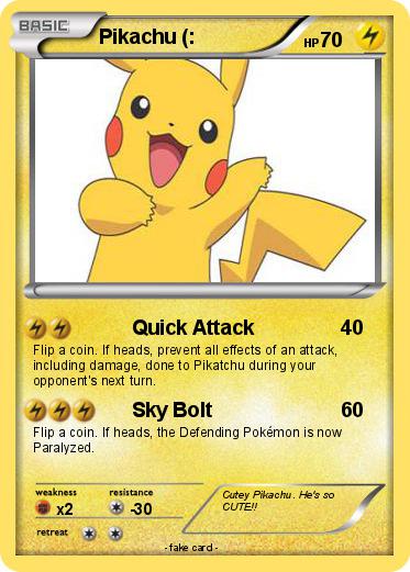 Pokemon Pikachu (: