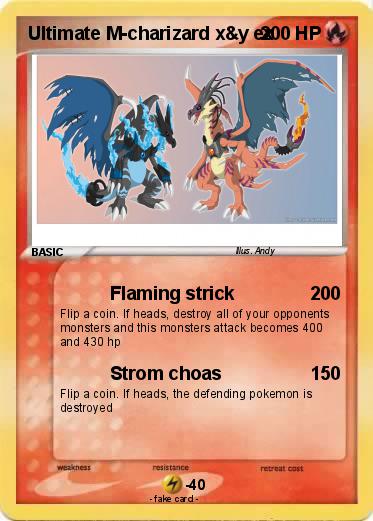Pokemon Ultimate M-charizard x&y ex