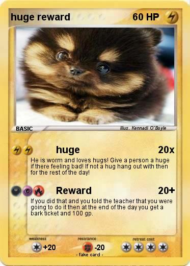 Pokemon huge reward