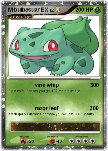 Pokemon M bulbasuar EX