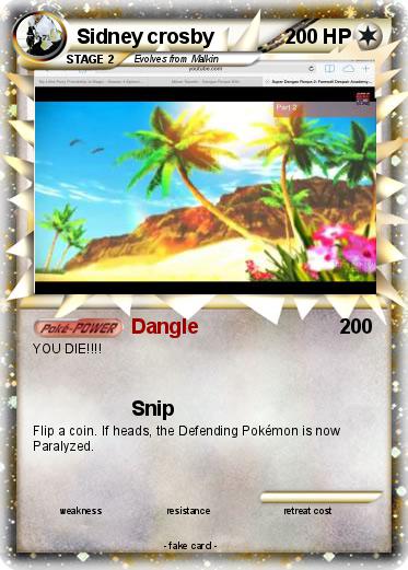 Pokemon Sidney crosby