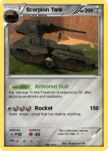 Pokemon Scorpion Tank