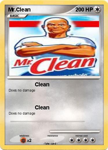 Pokemon Mr.Clean
