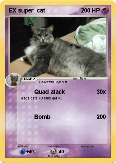 Pokemon EX super  cat
