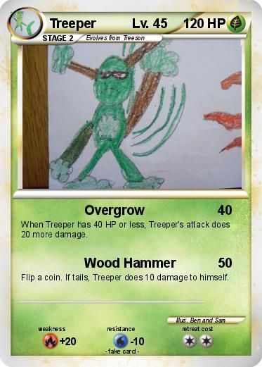 Pokemon Treeper          Lv. 45