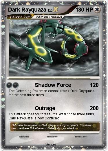 Pokemon Dark Rayquaza