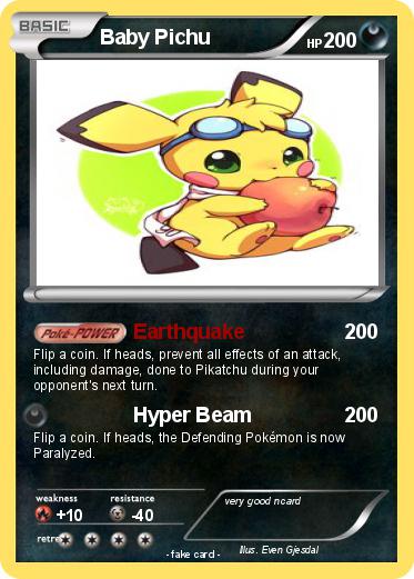 Pokemon Baby Pichu