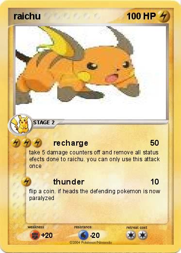 Pokemon raichu