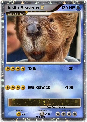 Pokemon Justin Beaver