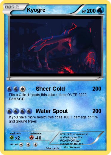 Pokemon Kyogre