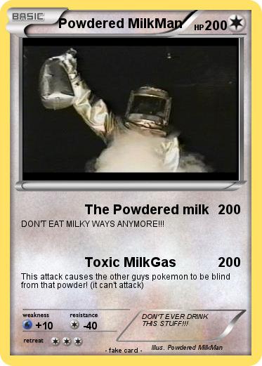 Pokemon Powdered MilkMan