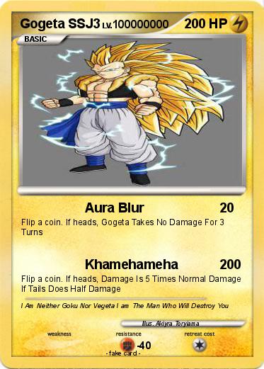 Pokemon Gogeta SSJ3