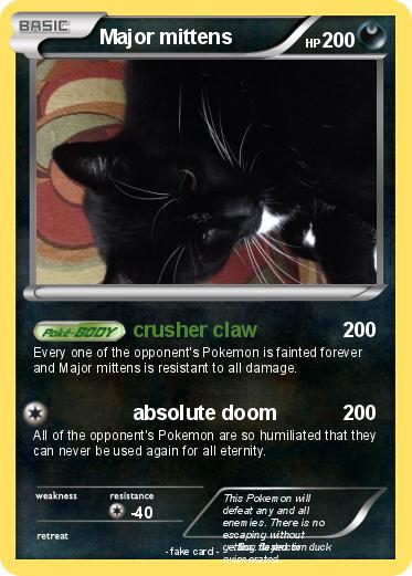 Pokemon Major mittens