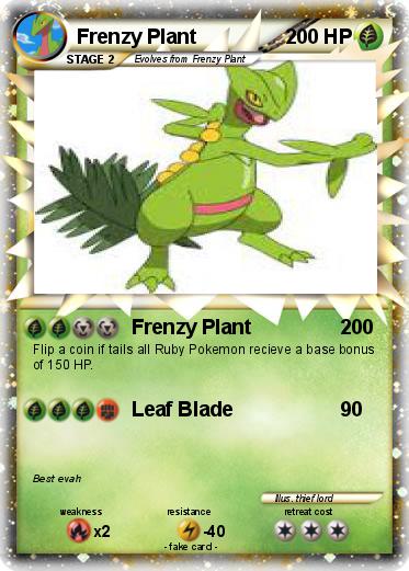 Pokemon Frenzy Plant
