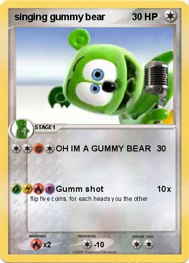 Pokemon singing gummy bear