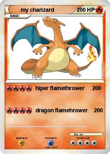 Pokemon my charizard