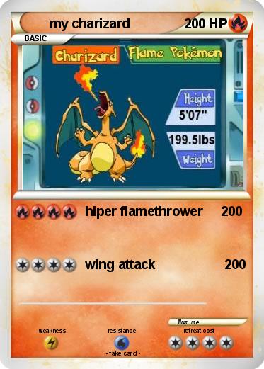 Pokemon my charizard