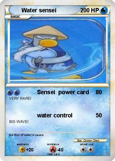 Pokemon Water sensei