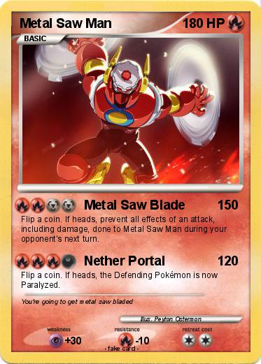 Pokemon Metal Saw Man