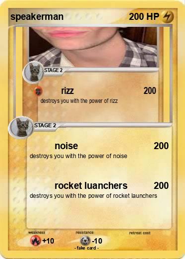 Pokemon speakerman
