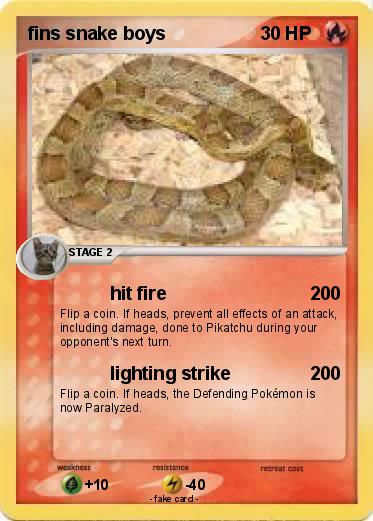 Pokemon fins snake boys