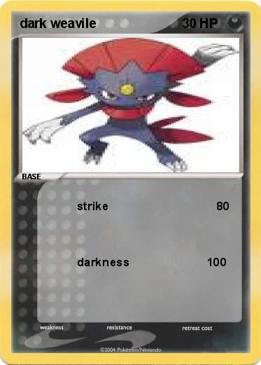 Pokemon dark weavile