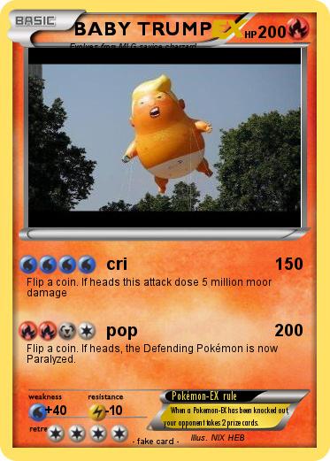 Pokemon BABY TRUMP