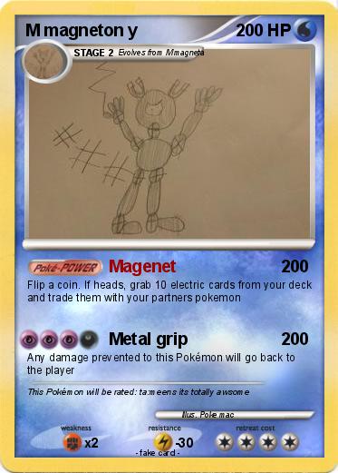 Pokemon M magneton y