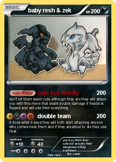 Pokemon baby resh & zek