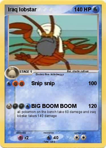 Pokemon Iraq lobstar