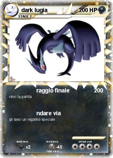 Pokemon dark lugia