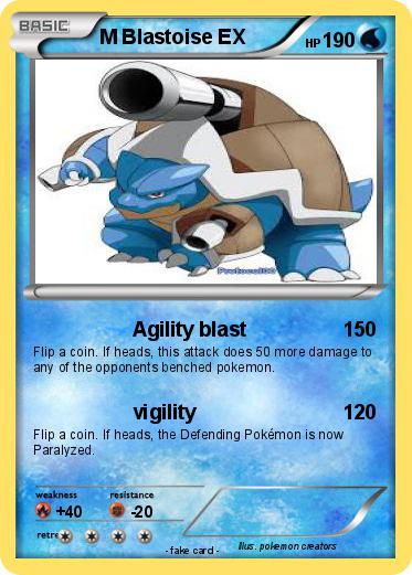 Pokemon M Blastoise EX