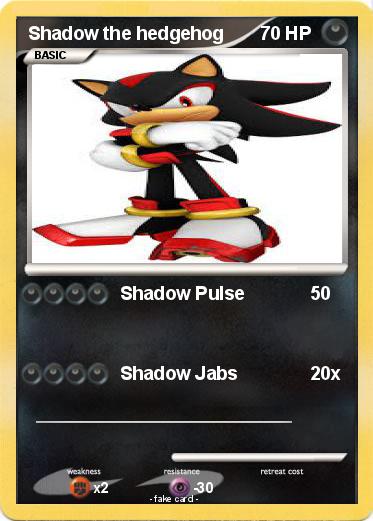 Pokemon Shadow the hedgehog