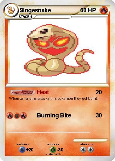 Pokemon Singesnake