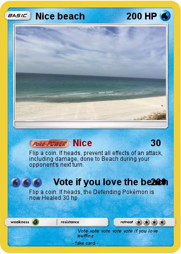 Pokemon Nice beach