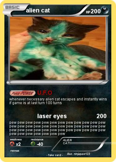 Pokemon alien cat