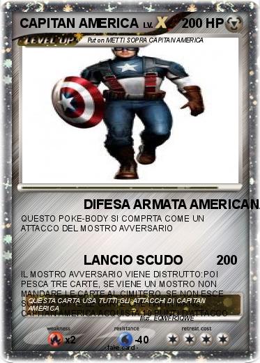 Pokemon CAPITAN AMERICA
